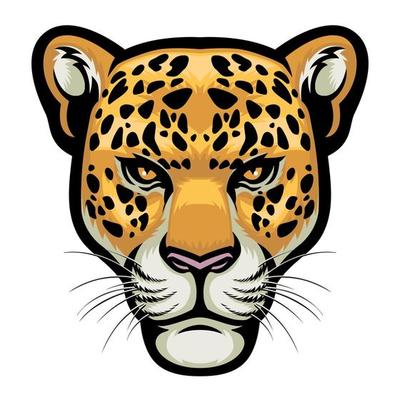 Leopard Head mascot design