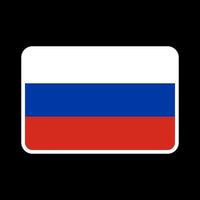 Russia flag, official colors and proportion. Vector illustration.