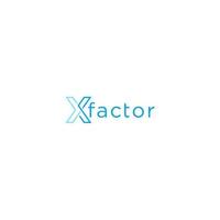 x factors logo design . vector