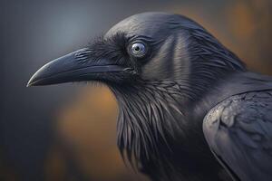 Black crow. . photo