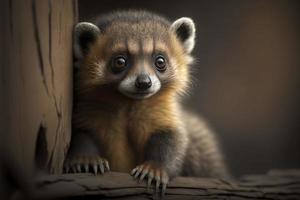 Olinguito. Generative AI. photo