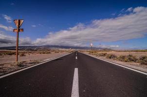 Road in the countryside photo