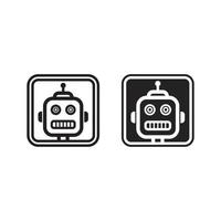 Robot icon vector