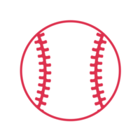 vermelho beisebol ponto popular ao ar livre esportivo eventos png