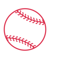 red baseball stitch Popular outdoor sporting events png