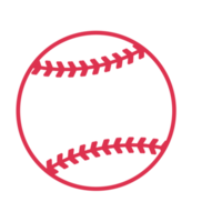 red baseball stitch Popular outdoor sporting events png