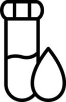 Test Tubes Vector Icon Style