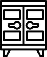 Locker Vector Icon Style