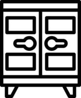 Locker Vector Icon Style