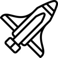 Spacecraft Vector Icon Style