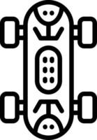 Skateboard Vector Icon Style