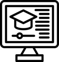 Online Course Vector Icon Style