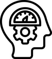 Mental Control Vector Icon Style