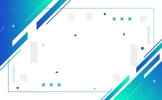 Modern background with .geometric style, blue gradation, memphis vector