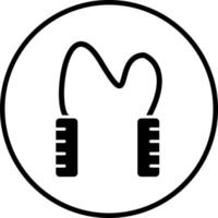 Skipping Rope Vector Icon Style