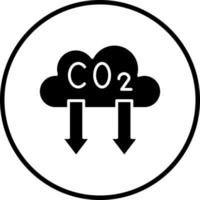 Reduce Co2 Emissions Vector Icon Style