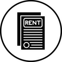 Rental Application Vector Icon Style