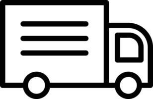 Delivery Truck Vector Icon Style