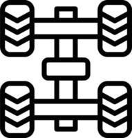 Chassis Vector Icon Style