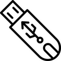 Flash Disk Vector Icon Style