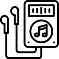 música jugador vector icono estilo