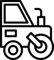 Road Roller Vector Icon Style