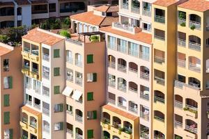 Monte Carlo, Monaco - detail of luxury real estete residential building. photo