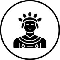 Shaman Vector Icon Style