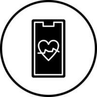 Heart Rate Vector Icon Style