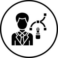 Designer Male Vector Icon Style