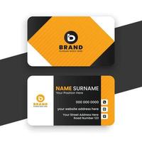 Professional Business Card design vector template