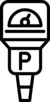 Vector Design Parking Meter Icon Style