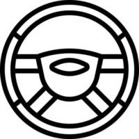 Vector Design Steering Wheel Icon Style