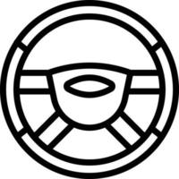 Vector Design Steering Wheel Icon Style