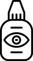 Vector Design Eye Drop Icon Style