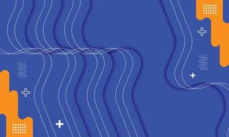 resumen geométrico antecedentes con azul y naranja colores. moderno vistoso resumen antecedentes diseño. azul y naranja geométrico resumen antecedentes vector