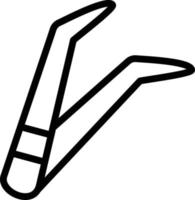 Tweezers Vector Icon Style