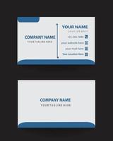 free creative business card design. clean and modern business card template. vector