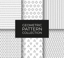 Geometric Transparent Pattern Collection. Concept For Design. Abstract Shapes Vector Illustration