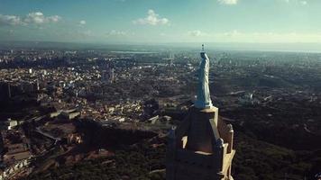 antenn se av fort santa cruz och oran, algeriet video