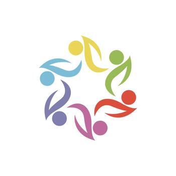 Community, network and social icon vector