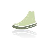 icono zapato logo concepto vector zapatilla de deporte modelo