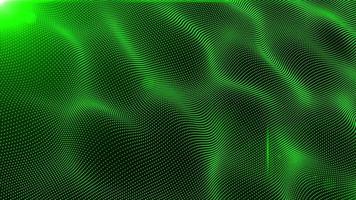 green space particle form, futuristic neon graphic Background, energy 3d abstract art element illustration, technology artificial intelligence, shape theme wallpaper animation video