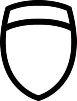 Icon template data protection shield for the logo vector