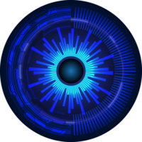 recorte de ojo de tecnología moderna png