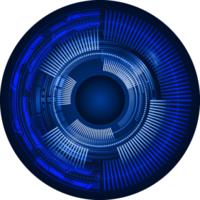 recorte de ojo de tecnología moderna png