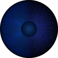 recorte de ojo de tecnología moderna png