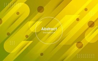 abstract green yellow light modern geometric dynamic round shape background. eps10 vector