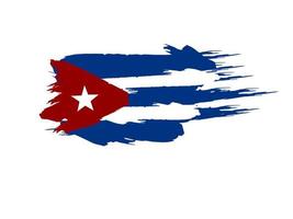 Cuba bandera icono, ilustración de nacional bandera diseño con elegancia concepto vector