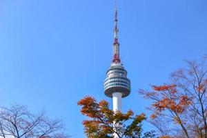 SEOUL, SOUTH KOREA - NOV 15, 2017-Seoul Tower on Namsan mountain, Seoul, South Korea photo